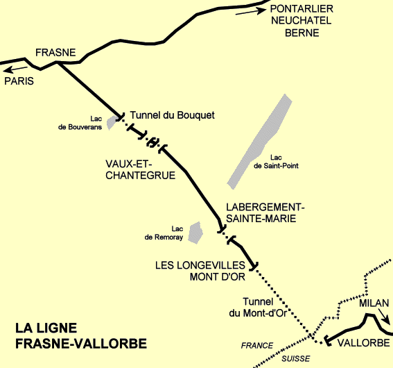 La ligne Frasne-Vallorve -  Michel Renaud