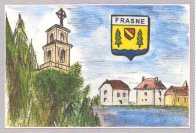 L'église, le blason et le hameau de l'Étang 