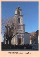 L'église avec son nouveau clocher (automne 2006)