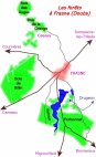 Cliquez ici pour obtenir un agrandissement de la carte des forêts de Frasne.