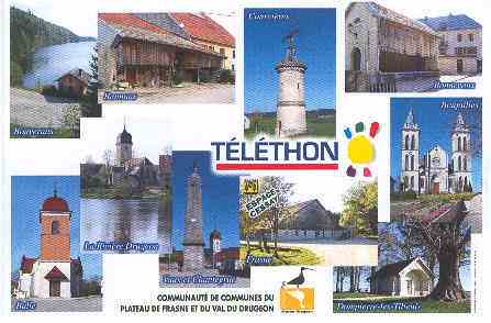 Carte vendue au profit du Téléthon 2004