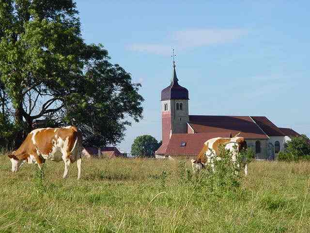 L'église de Bannans (Doubs)