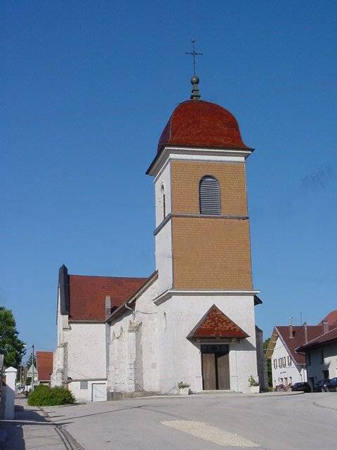 L'église de Bulle (Doubs)
