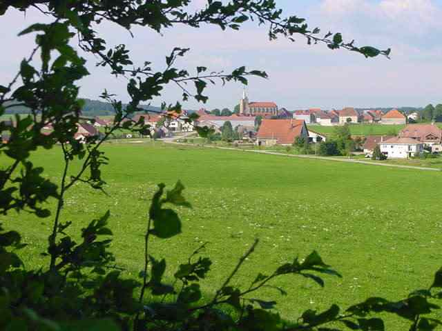 Le village de Courvières (Doubs)