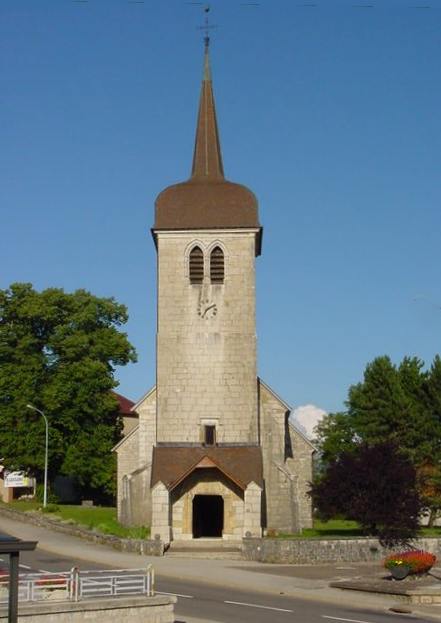 L'église de Dompierre-les-Tilleuls (Doubs)