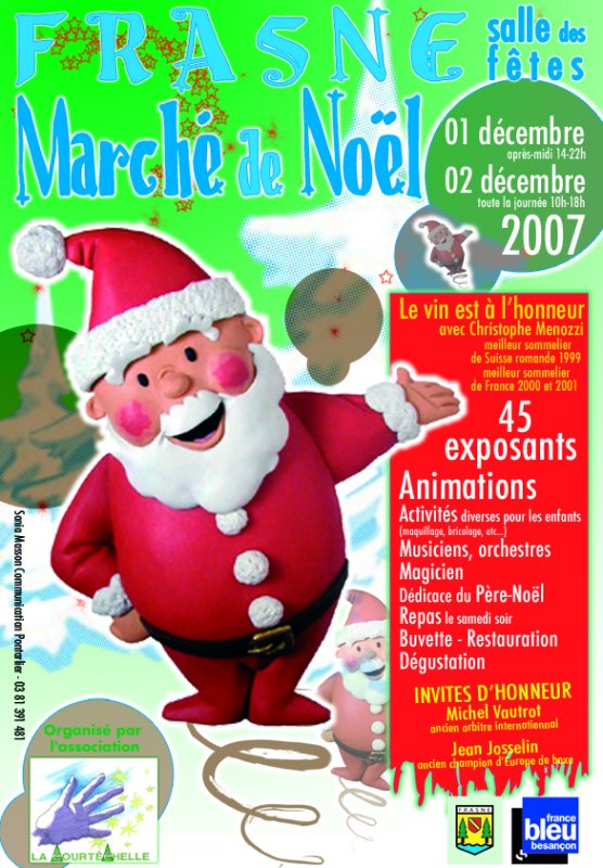 La Marché de Noël 2007 à Frasne