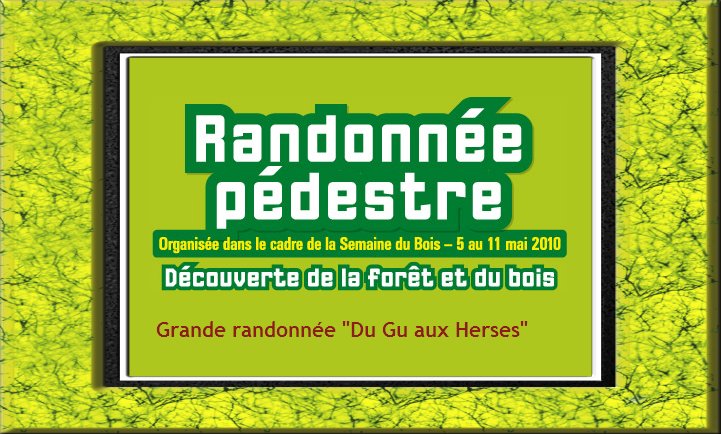 La randonne pdestre de la Semaine du Bois