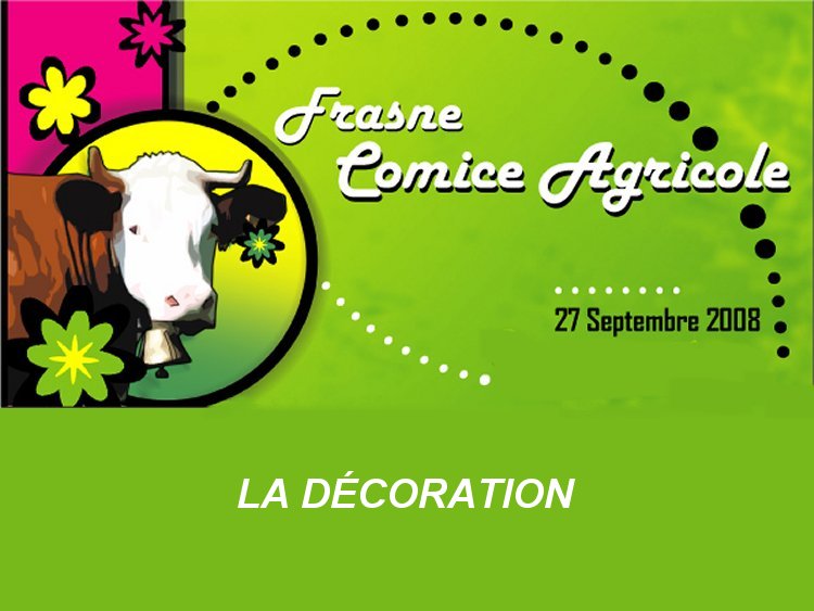 Des photos de la décoration du village