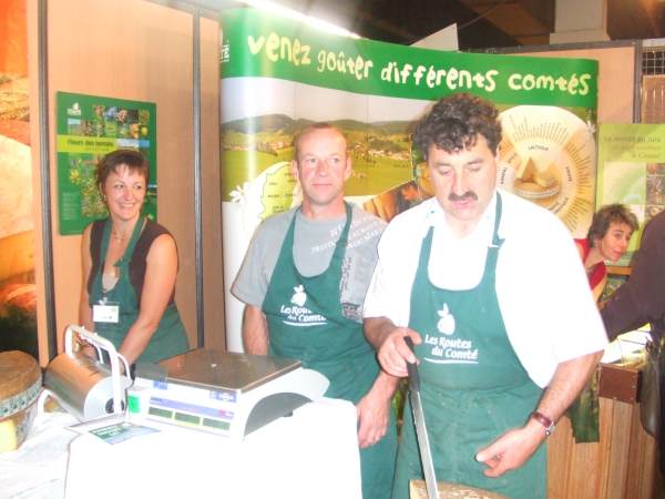 La coopérative de Frasne au Salon Paris Fermier (octobre 2006)