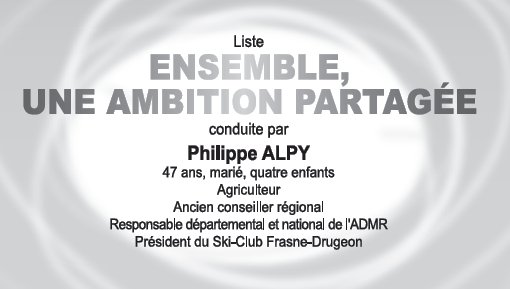 Liste "Ensemble, une ambition partagée"