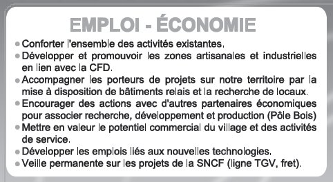 Emploi - Économie