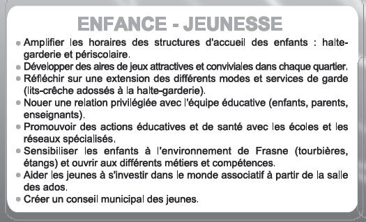 Enfance - Jeunesse