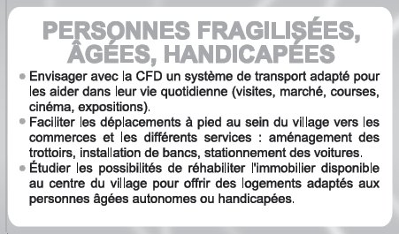 Personnes fragilisées, âgées, handicapées