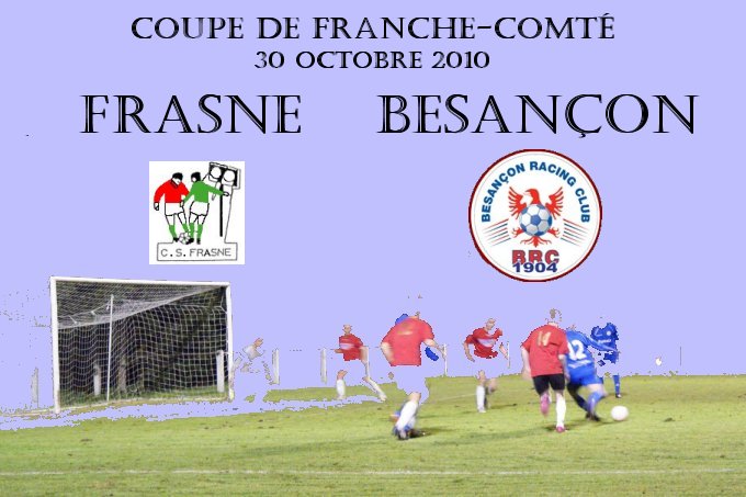 Des photographies du match Frasne-Besançon