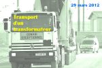 Transport d'un transformateur