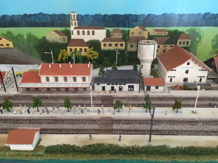 La gare de Frasne en miniature