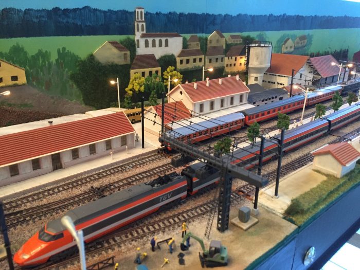 La gare de Frasne en miniature