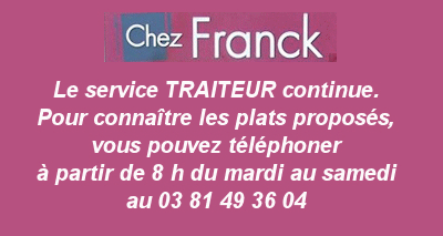Chez Franck - Service traiteur